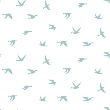 Kuşların vektörsüz deseni