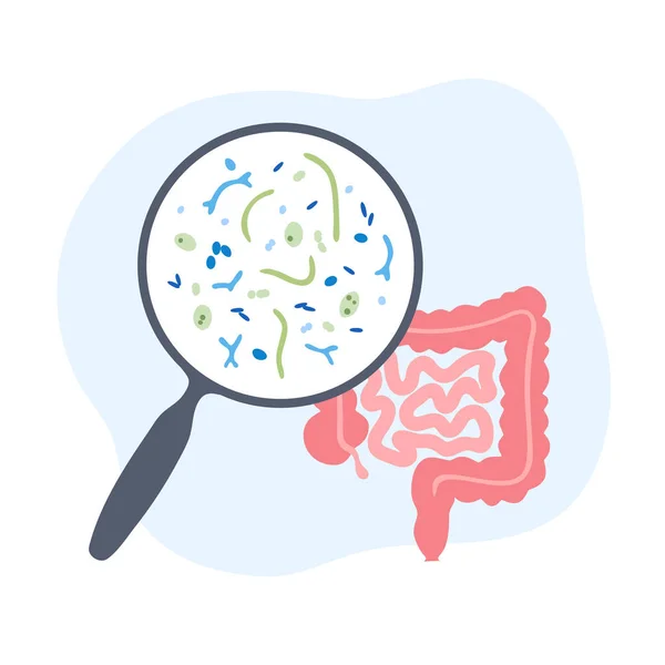 Illustrazione isolata vettoriale dei probiotici — Vettoriale Stock