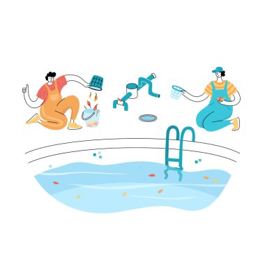 Yüzme havuzu bakımı