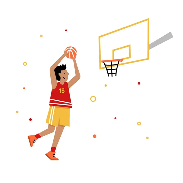 Баскетбол Векторні ілюстрації — стоковий вектор