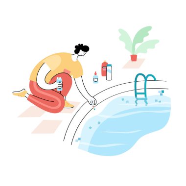 Yüzme havuzu bakımı