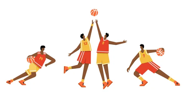 Illustration vectorielle de basketball — Image vectorielle