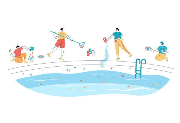 Обслуживание бассейнов
