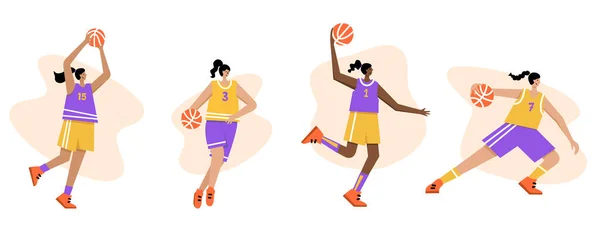 Illustration vectorielle de basketball — Image vectorielle