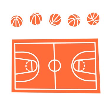 Basketbol vektör çizimi