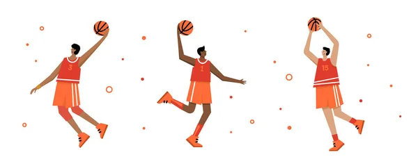 Ilustración de Vectores de Baloncesto — Vector de stock