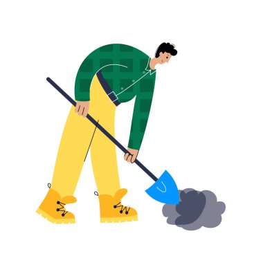 Bahçe işleri konsepti