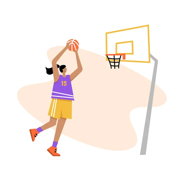 Ilustración de Vectores de Baloncesto — Vector de stock