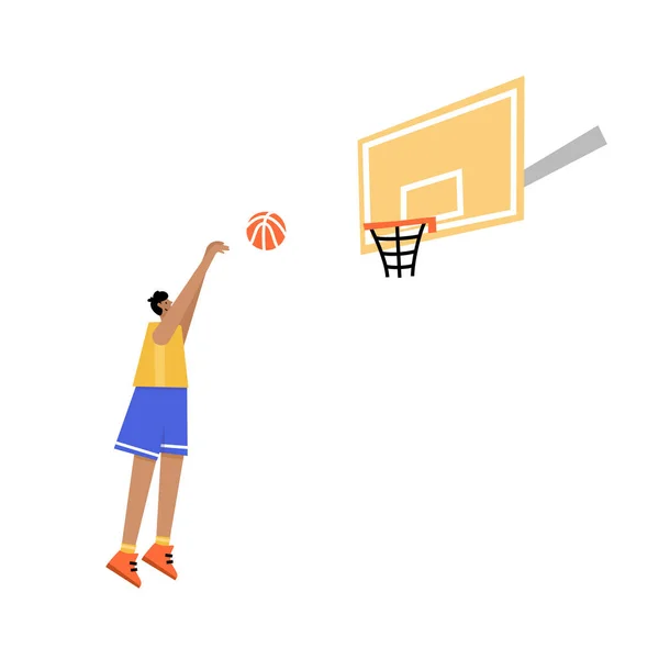 Basketbol vektör çizimi — Stok Vektör