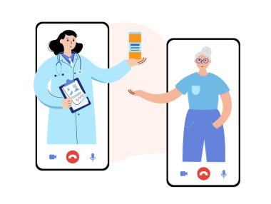 çevrimiçi tıp kavramı