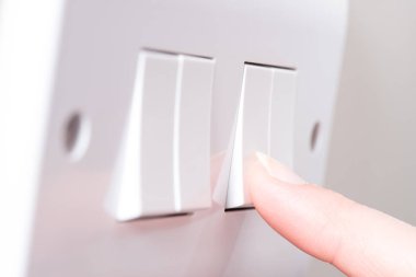 Parmak duvar ışık geçiş yapma