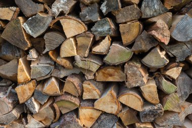 Arka plan için yakacak odun yığını