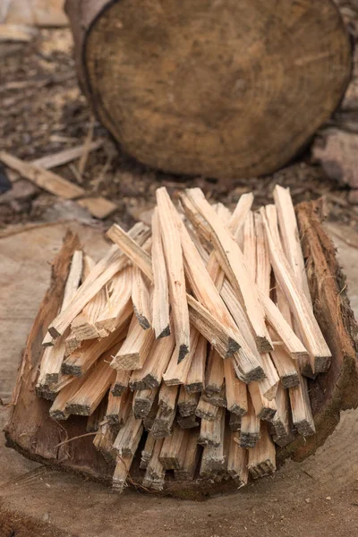 Montón de palo de leña — Foto de Stock