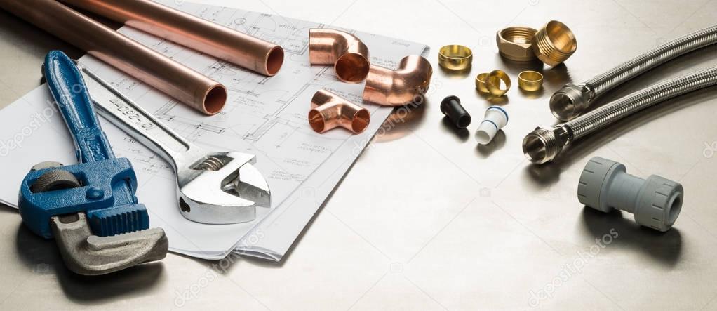 Selection of Plumbers Tools and Plumbing Materials