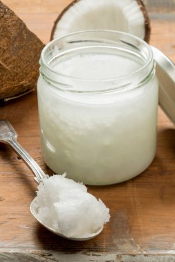 Hindistan cevizi yağı kavanoz