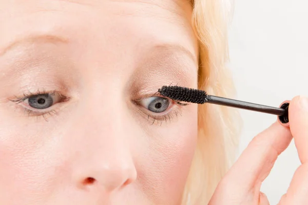 Mascara Applied on Eyelashes