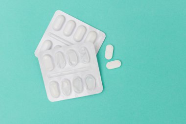 Beyaz hap ve Tablet Blister paketleri