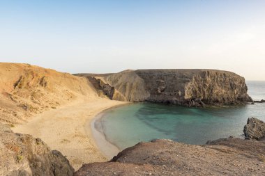 Ana plaj Papagayo insanlar olmadan
