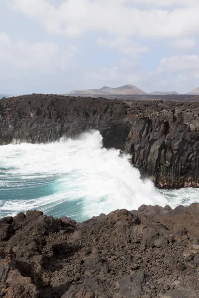Büyük dalgalar, Los Hervideros.