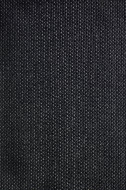 Dokulu siyah tekstil kumaş renk örneği