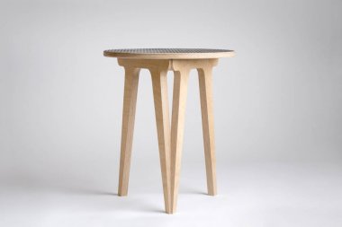 Modern tasarım ahşap dışkı veya küçük tablo