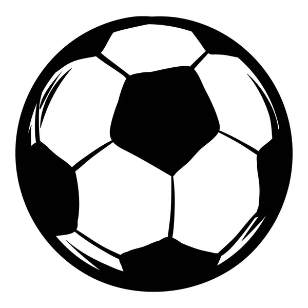 Icono de fútbol de dibujos animados — Vector de stock