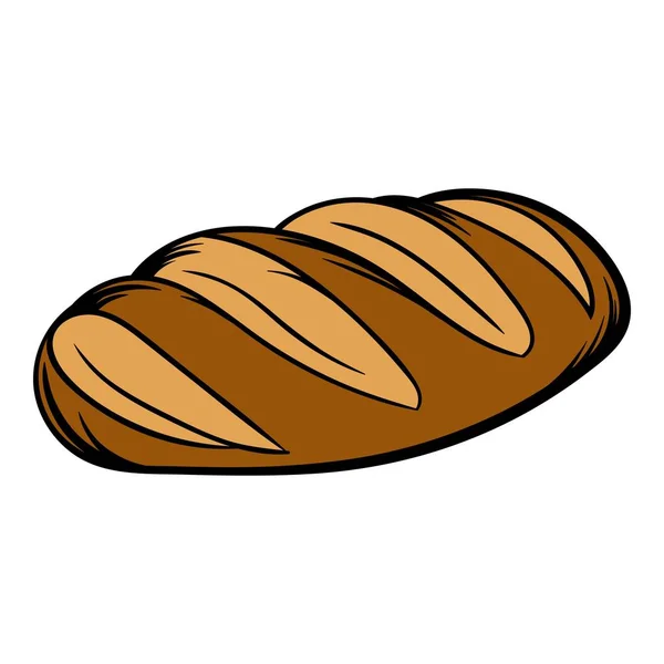 Färskt bröd kan ikonen tecknad — Stock vektor