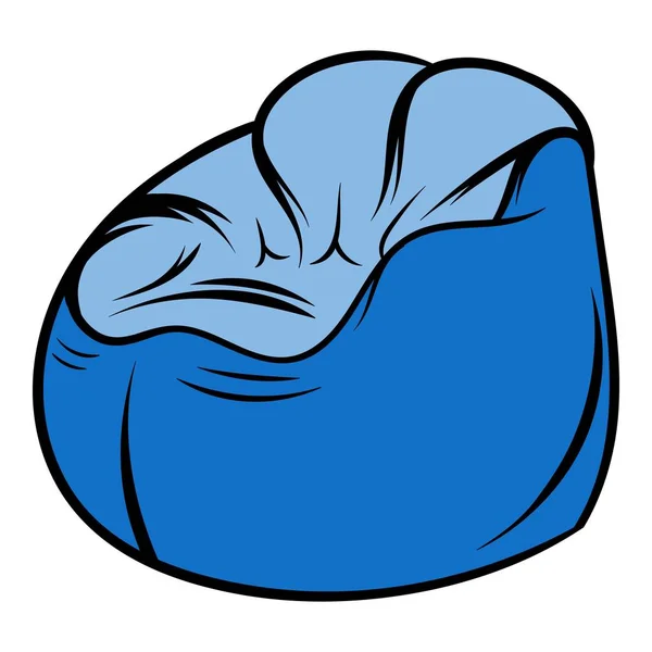 Silla flexible icono de dibujos animados — Vector de stock