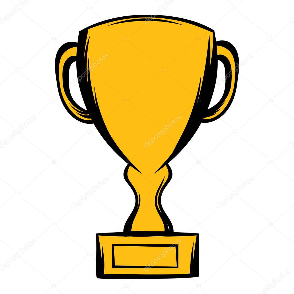 Prize cup icon cartoon — Stock Vector © juliarstudio #145254553