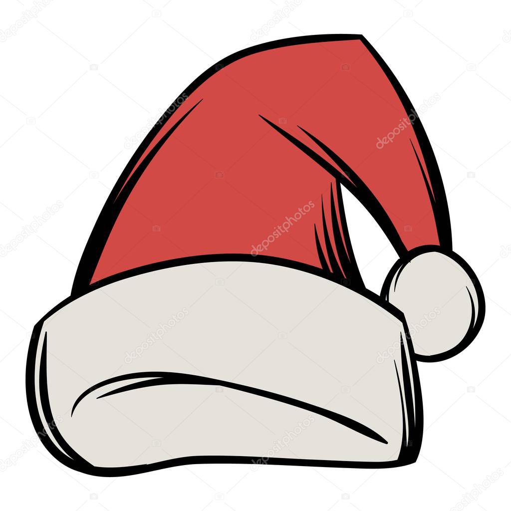 Gorros de navidad animados | Dibujos de animados icono sombrero de