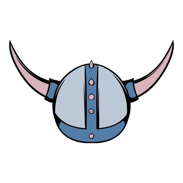 Карикатура на шлем викинга — стоковый вектор