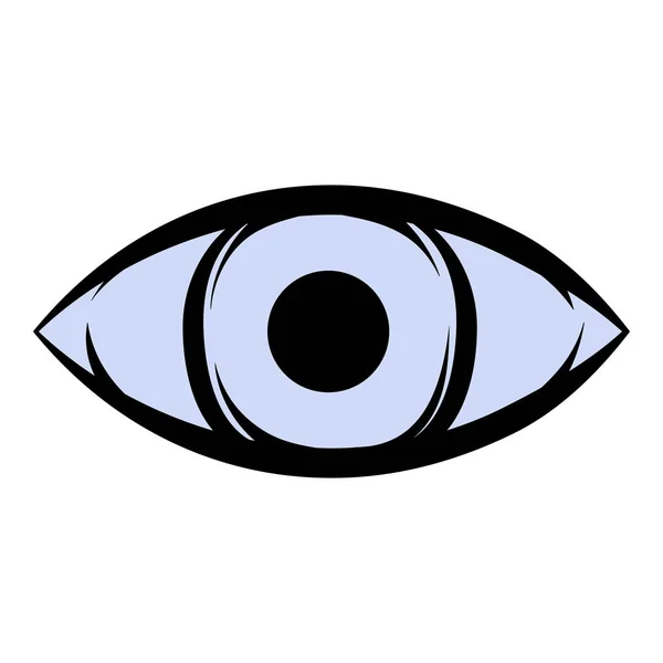 All-seeing eye icon cartoon — Stock Vector