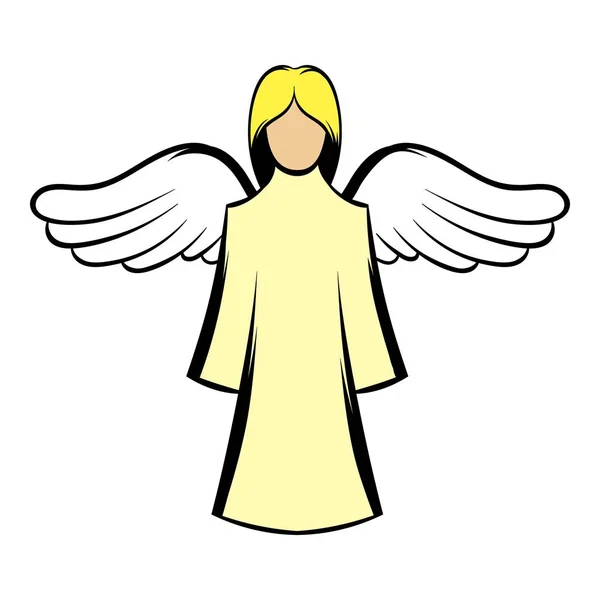 Santo anjo ícone desenhos animados —  Vetores de Stock