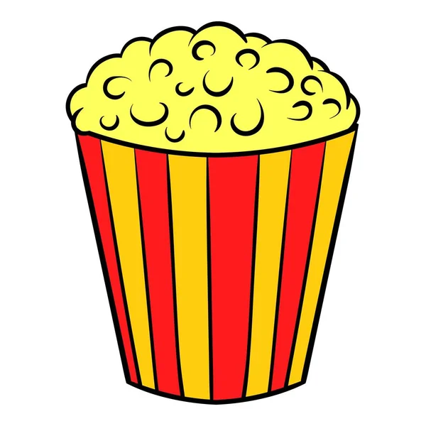 Popcorn-Ikone — Stockvektor