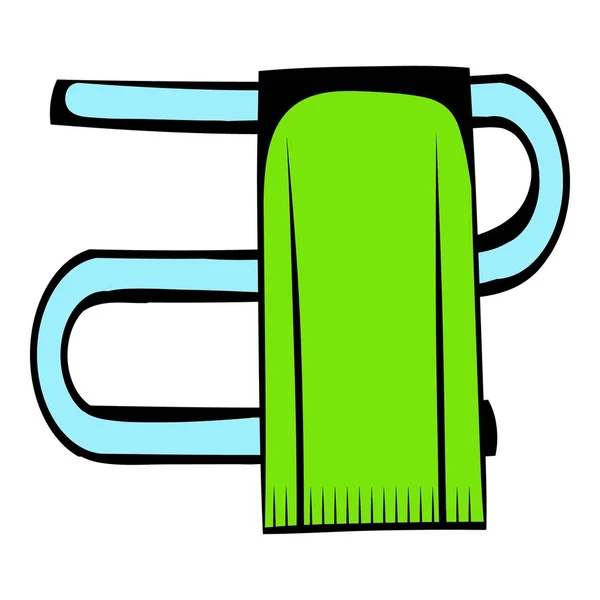 Trubka s karikatura ikony ručník — Stockový vektor
