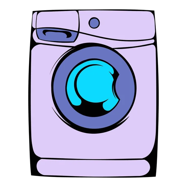 Wasmachine pictogram cartoon — Stockvector