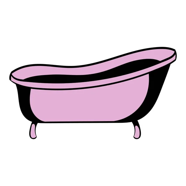 Icono de baño dibujos animados — Vector de stock