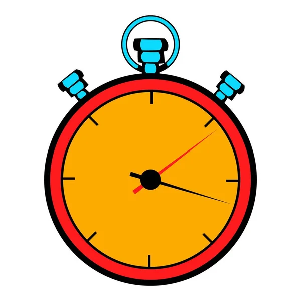 Cronometro icona cartone animato — Vettoriale Stock