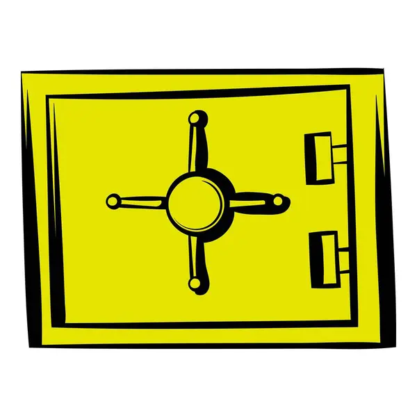 Ícone de segurança segura, desenho animado ícone —  Vetores de Stock