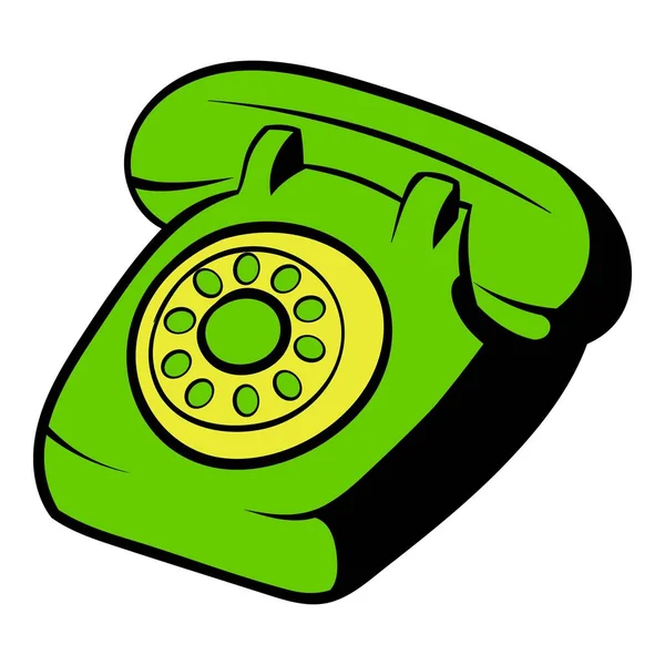 Telefon ikonen tecknad — Stock vektor