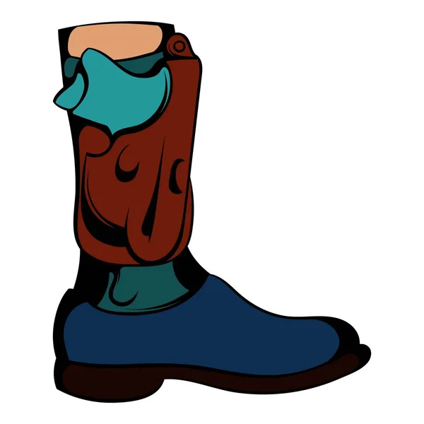 Boot ikonját rajzfilm — Stock Vector