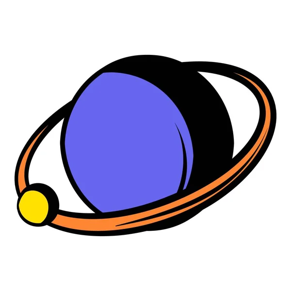 Pictograma lui Saturn, desene animate — Vector de stoc
