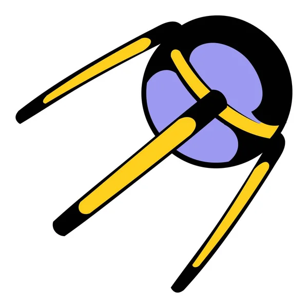 Значок космічного корабля, іконка мультфільму — стоковий вектор