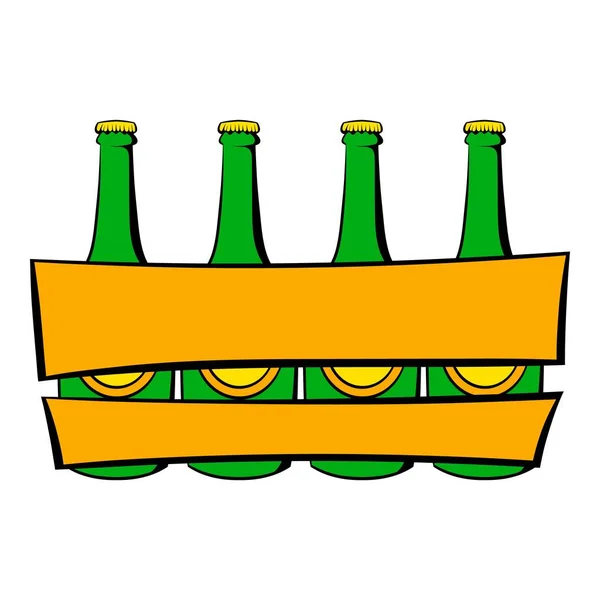 Bier sierkist pictogram, pictogram cartoon — Stockvector