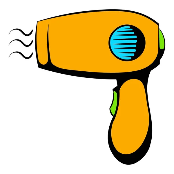 Asciugacapelli icona, icona cartone animato — Vettoriale Stock