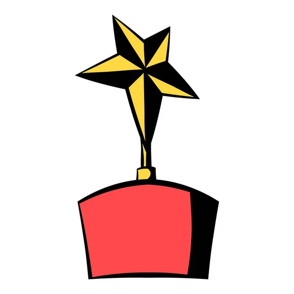 Icône de prix d'étoile, dessin animé icône — Image vectorielle