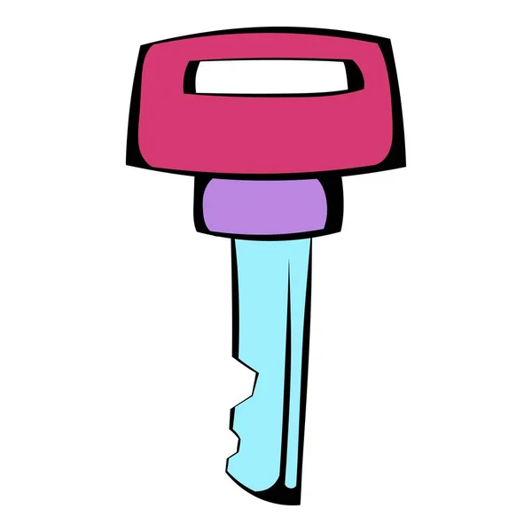 Ícone da chave da ignição, desenho animado do ícone —  Vetores de Stock
