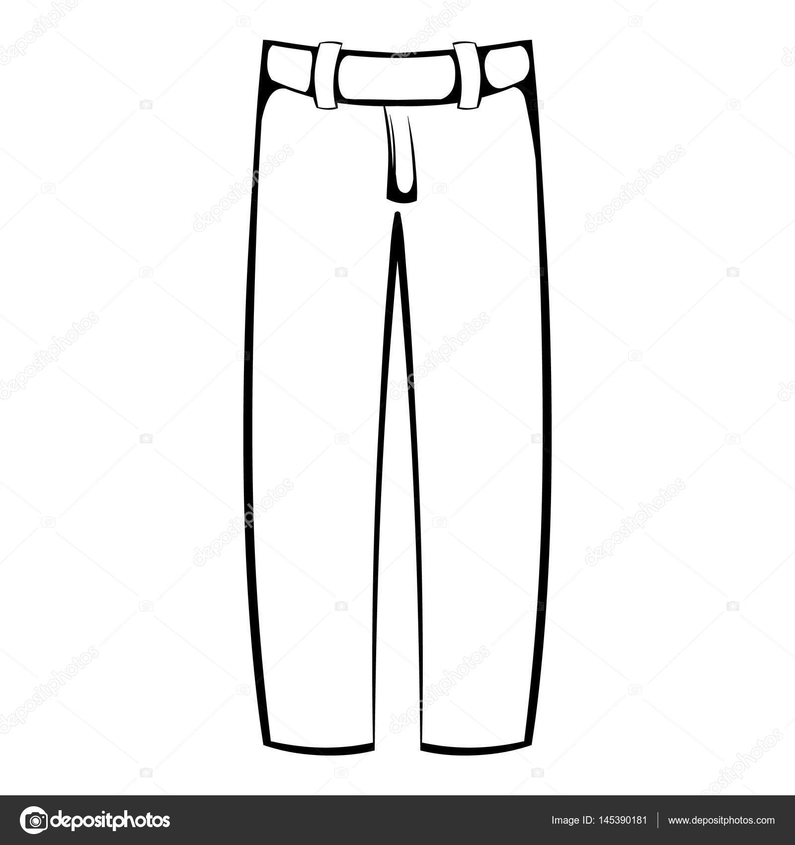 Mens Trouser Flating Coloring Pages