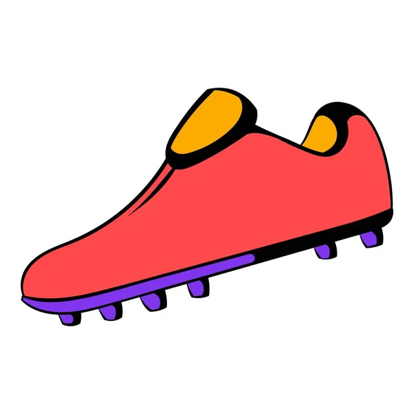 Football boot icon, icon cartoon — Stock Vector