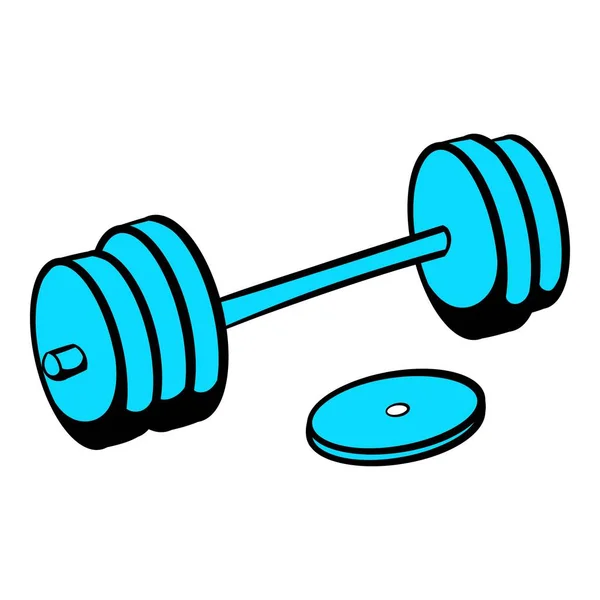 Ref. Barbell, icon cartoon — стоковый вектор